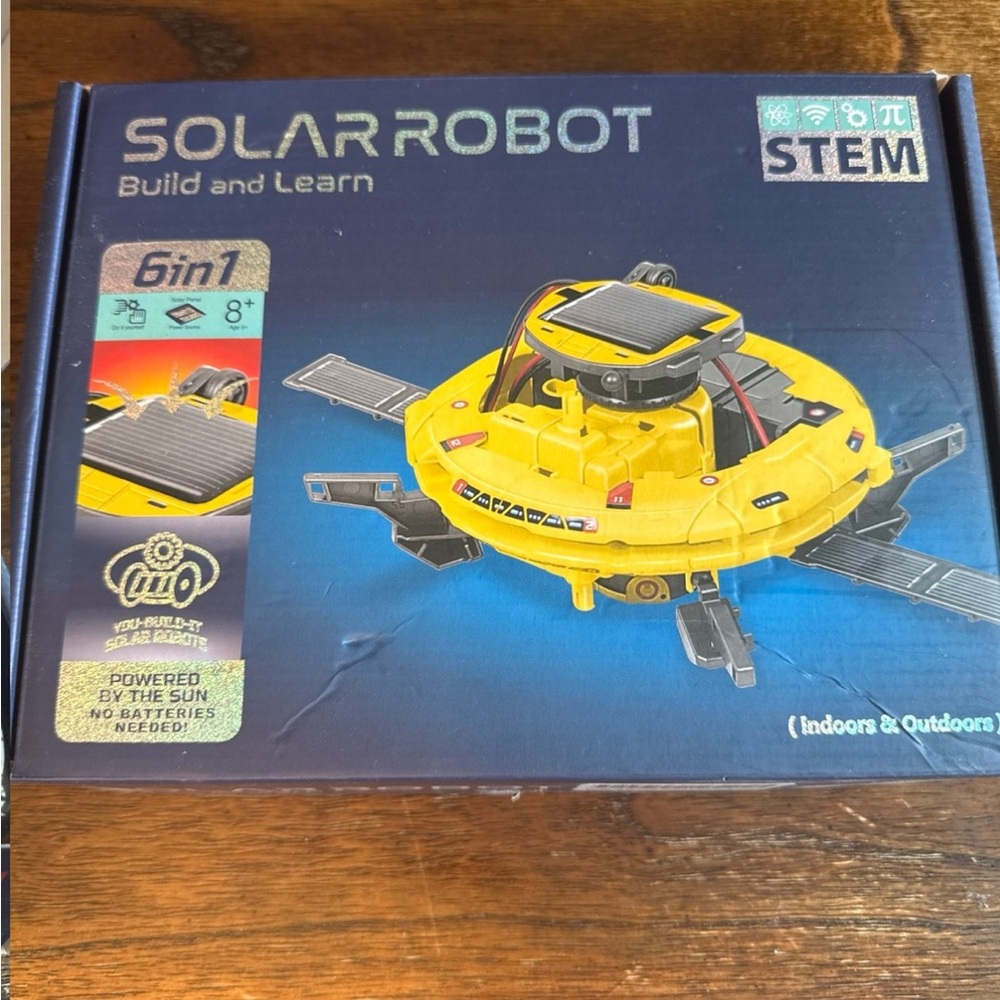STEM Solar Robot 6 in 1 Yellow
